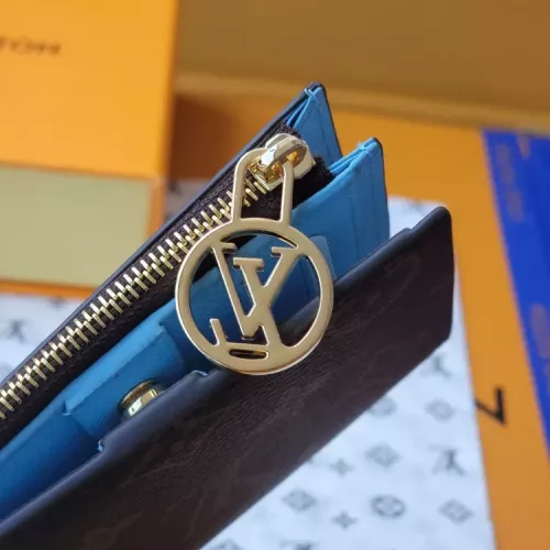 Replica Louis Vuitton AAA Quality Card Case In Blue #1343349 $68.00 USD for Wholesale