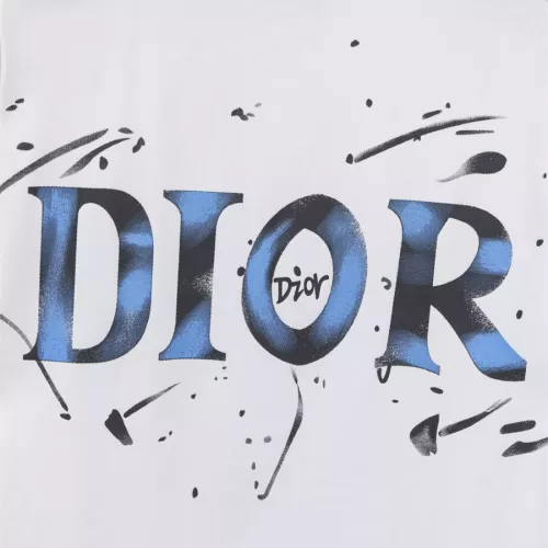 Replica Christian Dior T-Shirts Short Sleeved For Men #1343412 $36.00 USD for Wholesale