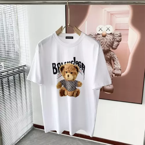 Balenciaga T-Shirts Short Sleeved For Men #1343437 $45.00 USD, Wholesale Replica Balenciaga T-Shirts