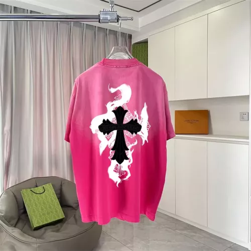 Chrome Hearts T-Shirts Short Sleeved For Unisex #1343527 $45.00 USD, Wholesale Replica Chrome Hearts T-Shirts