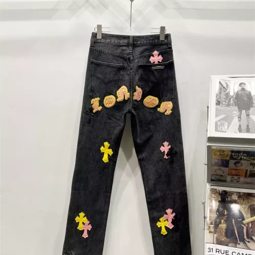 Replica Chrome Hearts Jeans For Men #1343537 $60.00 USD for Wholesale