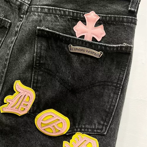 Replica Chrome Hearts Jeans For Men #1343537 $60.00 USD for Wholesale