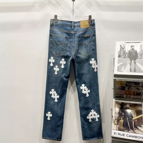 Replica Chrome Hearts Jeans For Men #1343538 $60.00 USD for Wholesale
