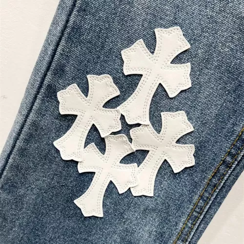 Replica Chrome Hearts Jeans For Men #1343538 $60.00 USD for Wholesale