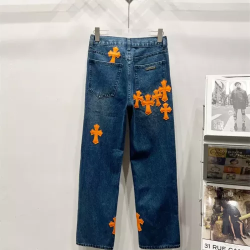 Replica Chrome Hearts Jeans For Men #1343542 $60.00 USD for Wholesale