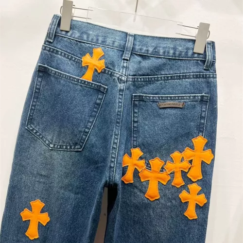 Replica Chrome Hearts Jeans For Men #1343542 $60.00 USD for Wholesale