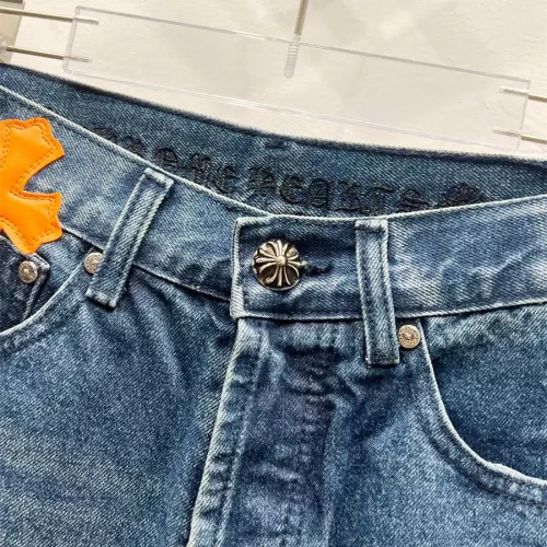 Replica Chrome Hearts Jeans For Men #1343542 $60.00 USD for Wholesale