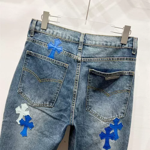 Replica Chrome Hearts Jeans For Men #1343543 $60.00 USD for Wholesale