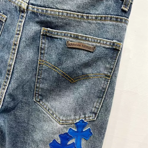Replica Chrome Hearts Jeans For Men #1343543 $60.00 USD for Wholesale