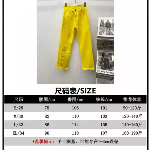 Replica Chrome Hearts Jeans For Men #1343546 $68.00 USD for Wholesale