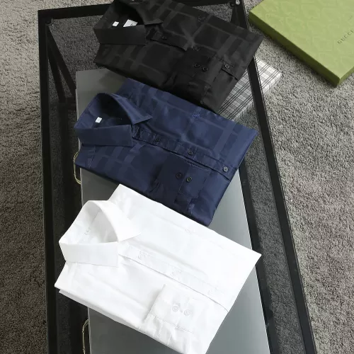 Replica Burberry Shirts Long Sleeved For Men #1343561 $40.00 USD for Wholesale