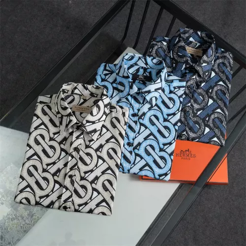 Replica Burberry Shirts Long Sleeved For Men #1343573 $38.00 USD for Wholesale