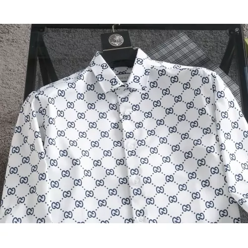 Replica Gucci Shirts Long Sleeved For Men #1343576 $52.00 USD for Wholesale