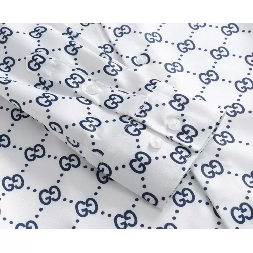 Replica Gucci Shirts Long Sleeved For Men #1343576 $52.00 USD for Wholesale