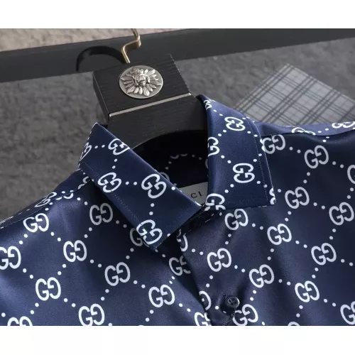 Replica Gucci Shirts Long Sleeved For Men #1343577 $52.00 USD for Wholesale