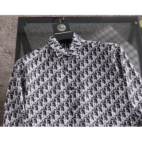 Replica Christian Dior Shirts Long Sleeved For Men #1343583 $52.00 USD for Wholesale