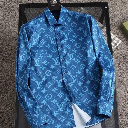 Louis Vuitton LV Shirts Long Sleeved For Men #1343590 $52.00 USD, Wholesale Replica Louis Vuitton LV Shirts