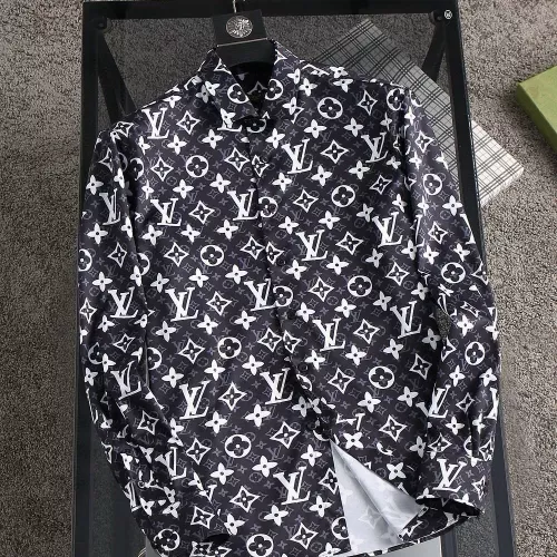 Louis Vuitton LV Shirts Long Sleeved For Men #1343591 $52.00 USD, Wholesale Replica Louis Vuitton LV Shirts