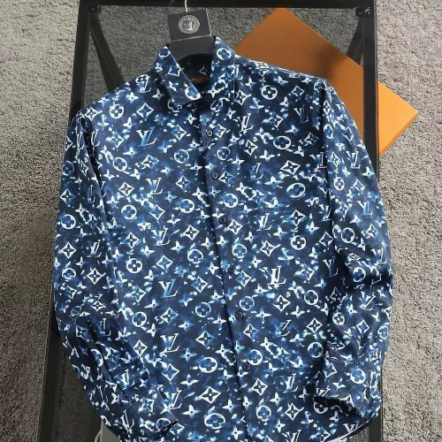 Louis Vuitton LV Shirts Long Sleeved For Men #1343593 $52.00 USD, Wholesale Replica Louis Vuitton LV Shirts