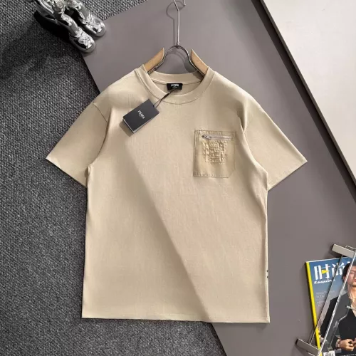 Fendi T-Shirts Short Sleeved For Unisex #1343619 $40.00 USD, Wholesale Replica Fendi T-Shirts