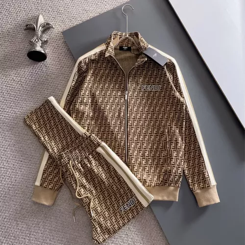 Fendi Tracksuits Long Sleeved For Men #1343653 $96.00 USD, Wholesale Replica Fendi Tracksuits