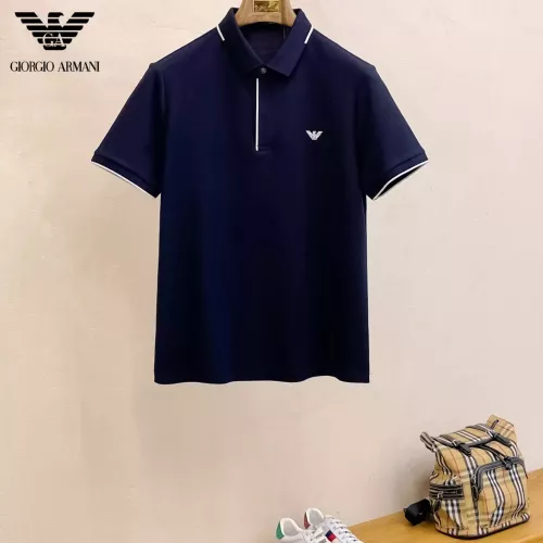 Armani T-Shirts Short Sleeved For Men #1343676 $48.00 USD, Wholesale Replica Armani T-Shirts