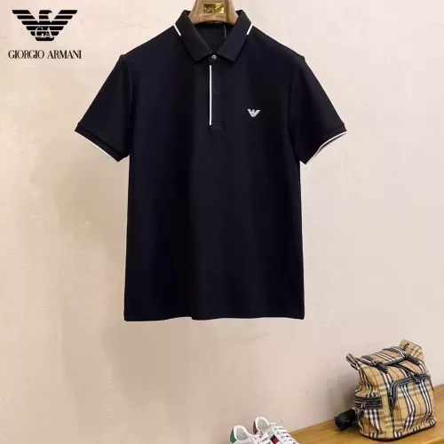 Armani T-Shirts Short Sleeved For Men #1343677 $48.00 USD, Wholesale Replica Armani T-Shirts