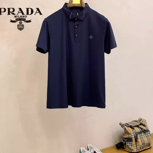 Prada T-Shirts Short Sleeved For Men #1343706 $48.00 USD, Wholesale Replica Prada T-Shirts