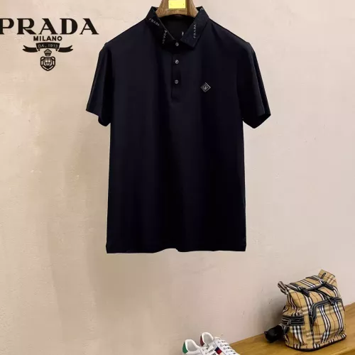 Prada T-Shirts Short Sleeved For Men #1343707 $48.00 USD, Wholesale Replica Prada T-Shirts