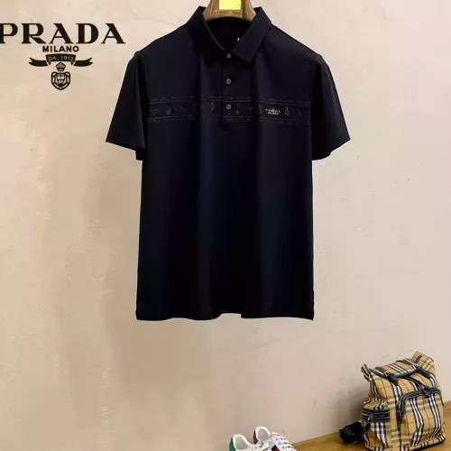 Prada T-Shirts Short Sleeved For Men #1343723 $48.00 USD, Wholesale Replica Prada T-Shirts