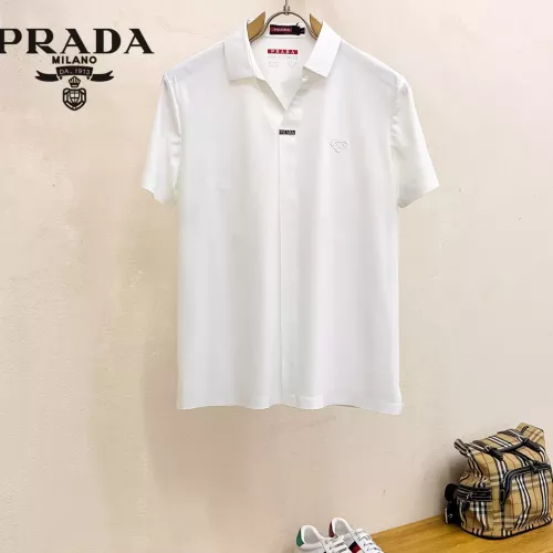 Prada T-Shirts Short Sleeved For Men #1343730 $52.00 USD, Wholesale Replica Prada T-Shirts