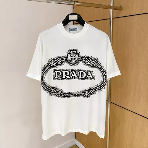 Prada T-Shirts Short Sleeved For Men #1343832 $76.00 USD, Wholesale Replica Prada T-Shirts
