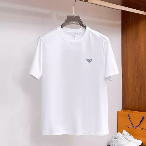 Prada T-Shirts Short Sleeved For Men #1343863 $92.00 USD, Wholesale Replica Prada T-Shirts