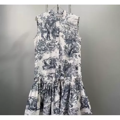 Christian Dior Dresses Sleeveless For Women #1343996 $102.00 USD, Wholesale Replica Christian Dior Dresses