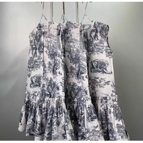 Replica Christian Dior Dresses Sleeveless For Women #1343996 $102.00 USD for Wholesale