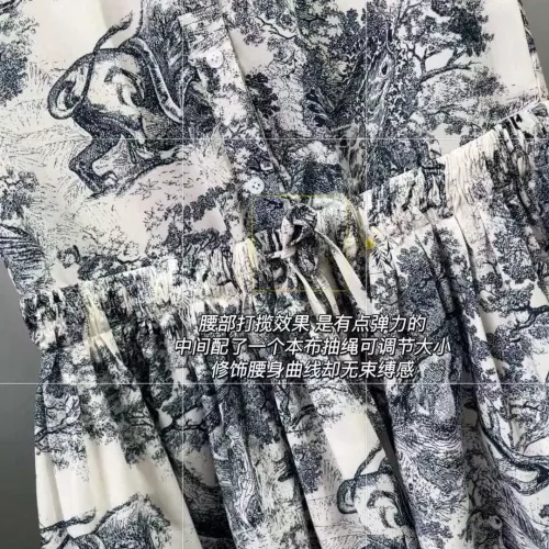 Replica Christian Dior Dresses Sleeveless For Women #1343996 $102.00 USD for Wholesale