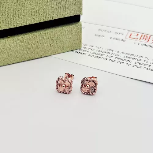 Van Cleef &amp; Arpels Earrings For Women #1344148 $25.00 USD, Wholesale Replica Van Cleef &amp; Arpels Earrings