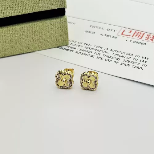 Van Cleef &amp; Arpels Earrings For Women #1344150 $25.00 USD, Wholesale Replica Van Cleef &amp; Arpels Earrings