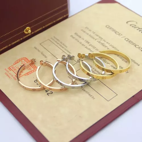 Replica Cartier Earrings For Women #1344361 $27.00 USD for Wholesale