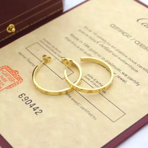 Cartier Earrings For Women #1344363 $27.00 USD, Wholesale Replica Cartier Earrings