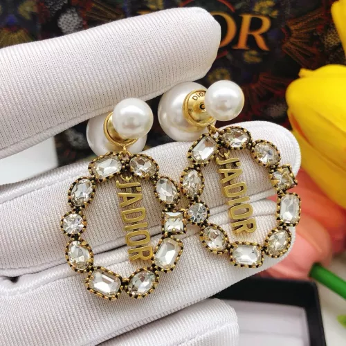 Replica Christian Dior Earrings For Women #1344433 $29.00 USD for Wholesale