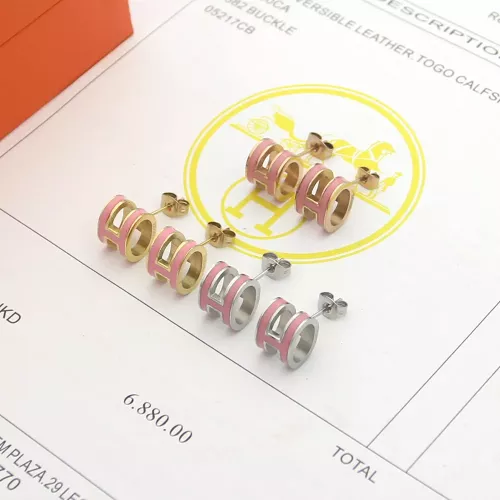 Hermes Earrings For Women #1344461 $23.00 USD, Wholesale Replica Hermes Earrings