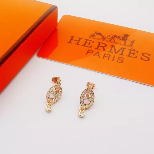 Hermes Earrings For Women #1344547 $25.00 USD, Wholesale Replica Hermes Earrings