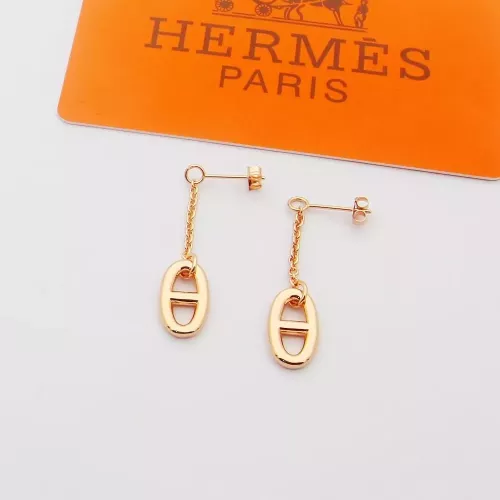 Hermes Earrings For Women #1344550 $25.00 USD, Wholesale Replica Hermes Earrings