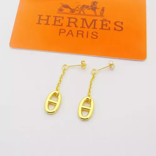 Hermes Earrings For Women #1344553 $25.00 USD, Wholesale Replica Hermes Earrings