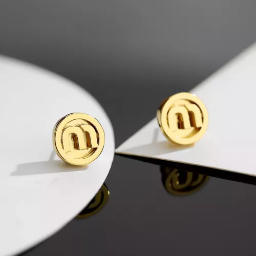 Replica MIU MIU Earrings For Women #1344561 $25.00 USD for Wholesale