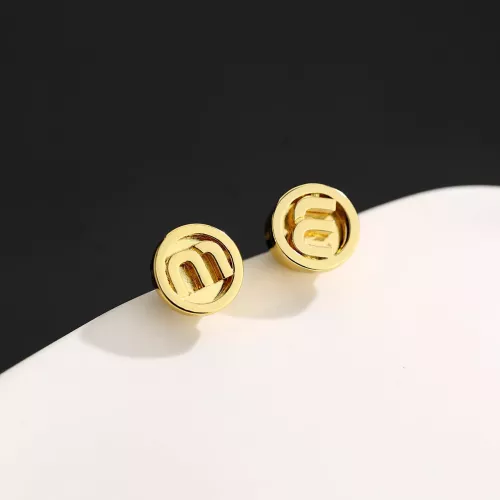 Replica MIU MIU Earrings For Women #1344561 $25.00 USD for Wholesale