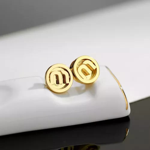 Replica MIU MIU Earrings For Women #1344561 $25.00 USD for Wholesale