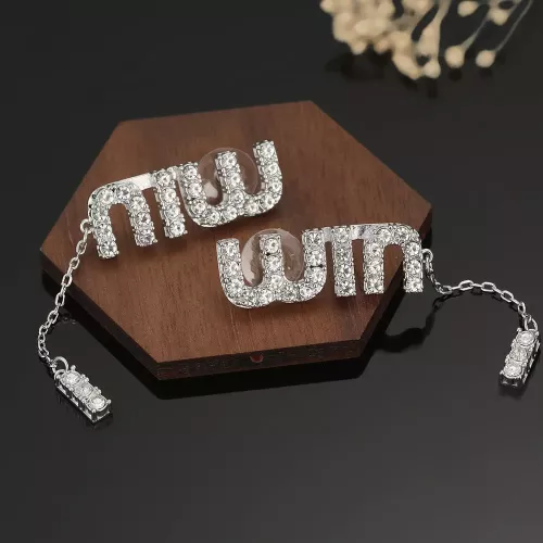 Replica MIU MIU Earrings For Women #1344630 $25.00 USD for Wholesale