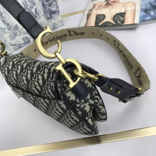 Replica Christian Dior AAA Quality Messenger Bags In Navy For Women #1344697 $82.00 USD for Wholesale